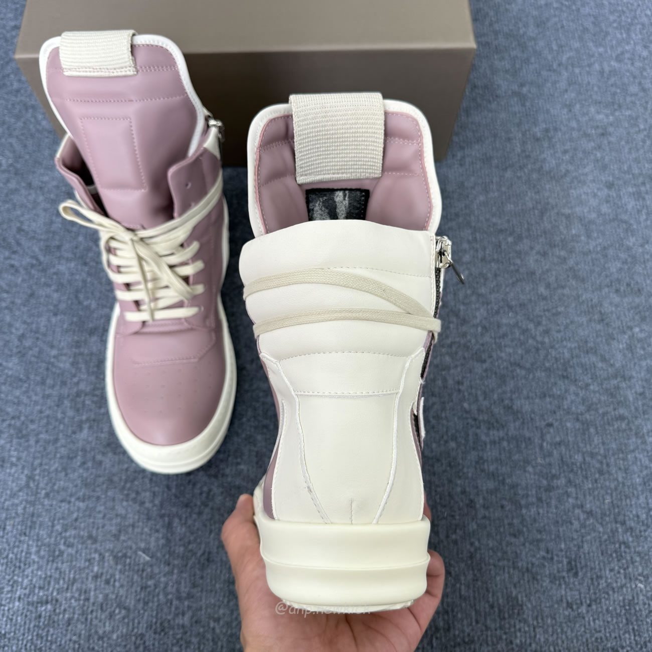 Rick Owens Geobasket Sneakers Pink (6) - www.newkick.org
